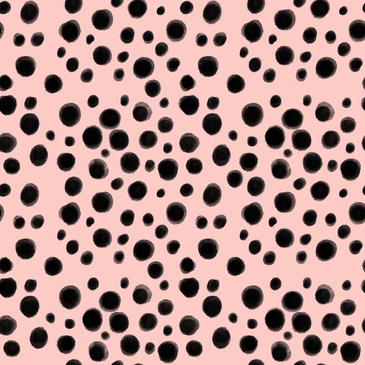 Light Pink and Black Cheetah Spots 1